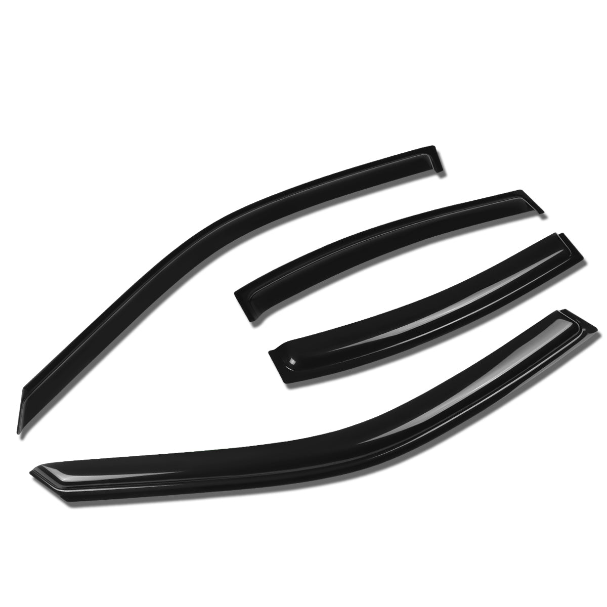 CAAP, 00-05 BMW E46 Wagon Tape-On Wind Deflectors Window Visors