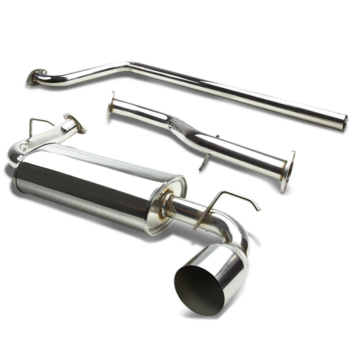 J2 Engineering, 00-05 Dodge Neon SOHC Base SE SXT LE R/T ACR LX ES Catback Exhaust w/4.75 in. OD Muffler Tip