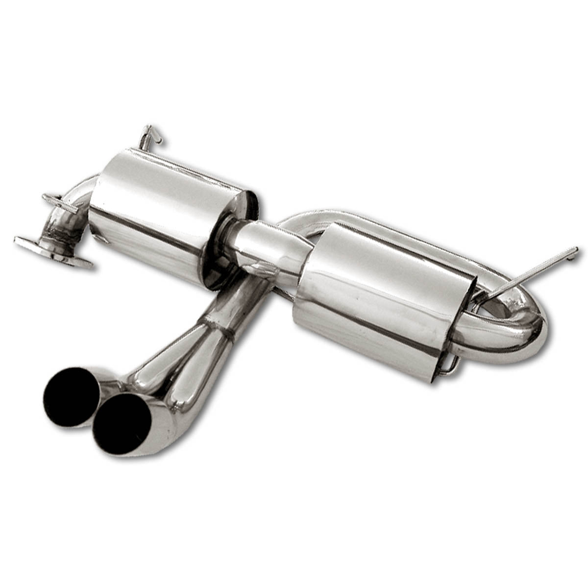 J2 Engineering, 00-05 Toyota MR2 Spyder Catback Exhaust System w/3 in. OD Muffler Tip