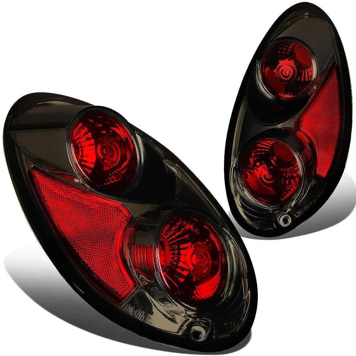 Nuvision Lighting, 01-05 Chrysler PT Cruiser Rear Brake Tail Lights - Altezza Style - Smoked Housing