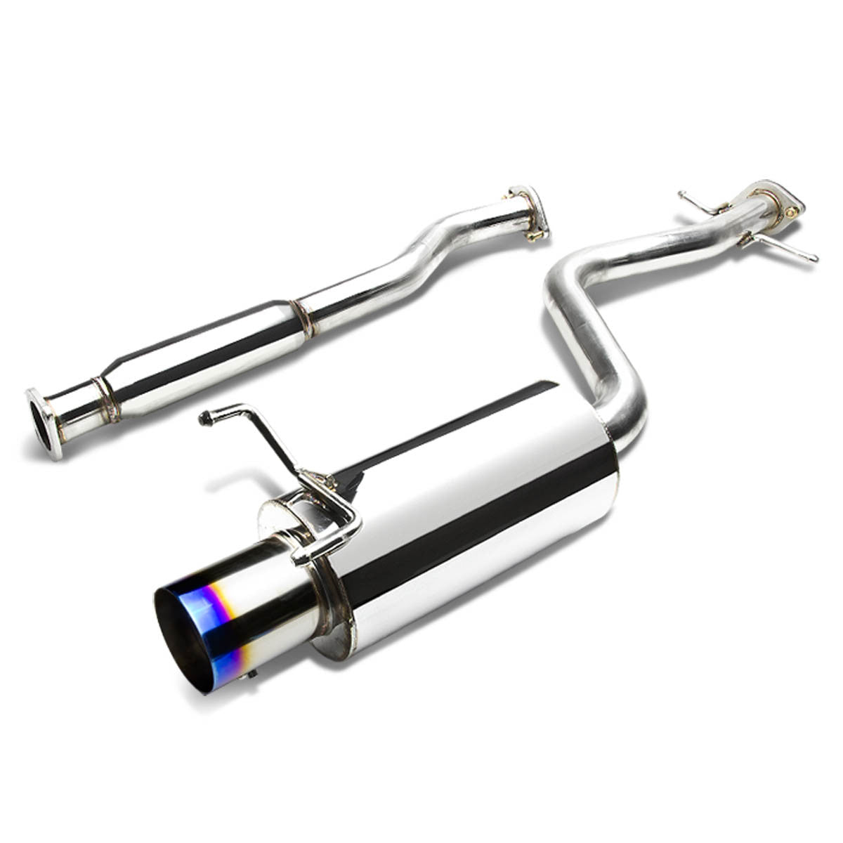 J2 Engineering, 01-05 Lexus IS300 Catback Exhaust System w/4 in. OD Muffler Burnt Tip