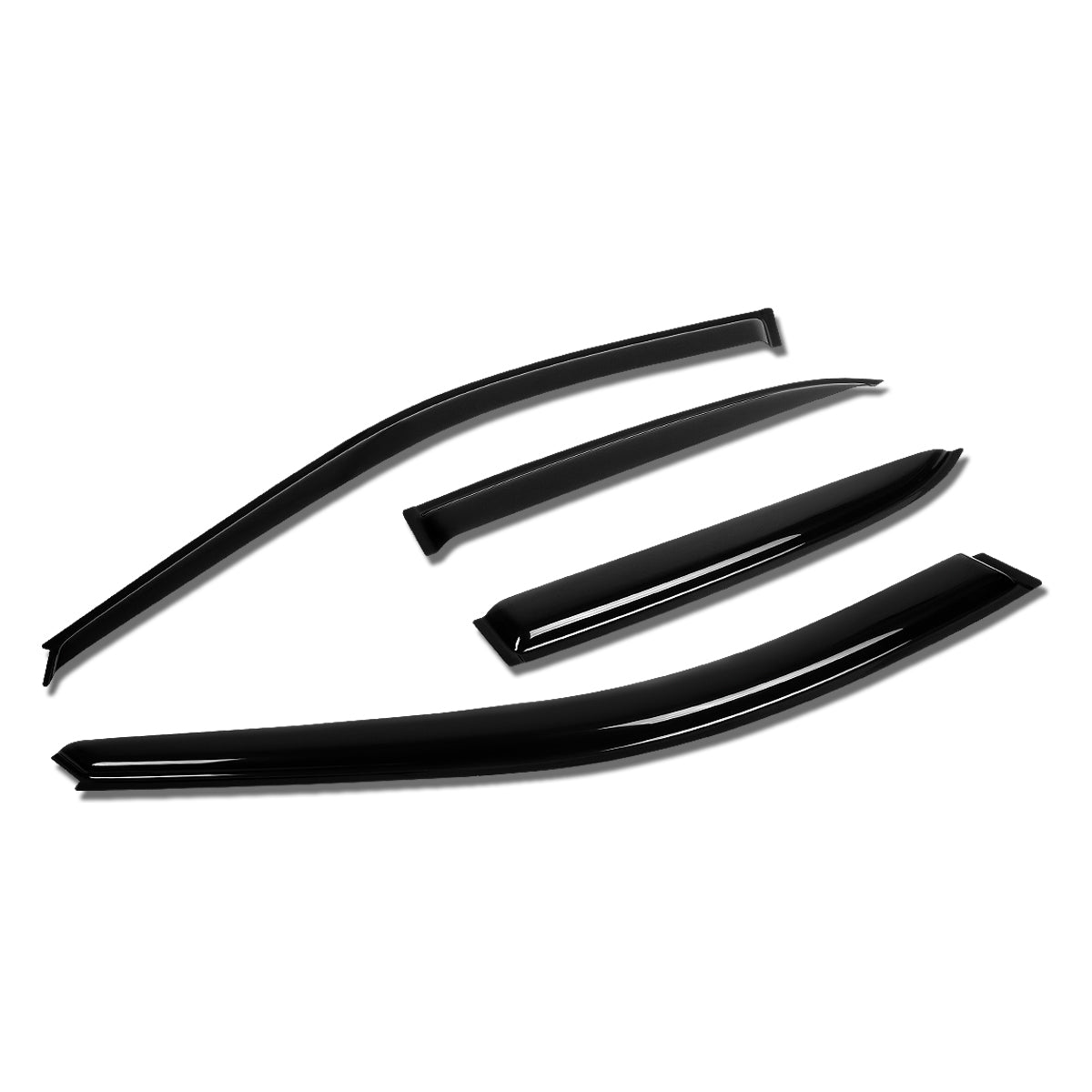 CAAP, 01-10 Chrysler PT Cruiser 4-Door Tape-On Wind Deflectors Window Visors