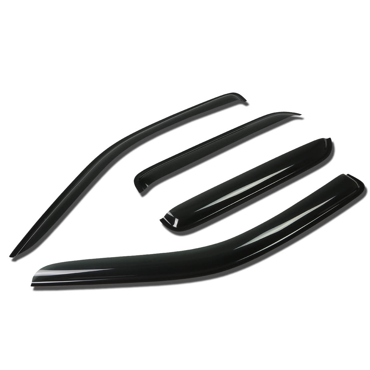 CAAP, 01-12 Ford Escape 08-11 Mazda Trubute Tape-On Wind Deflectors Window Visors