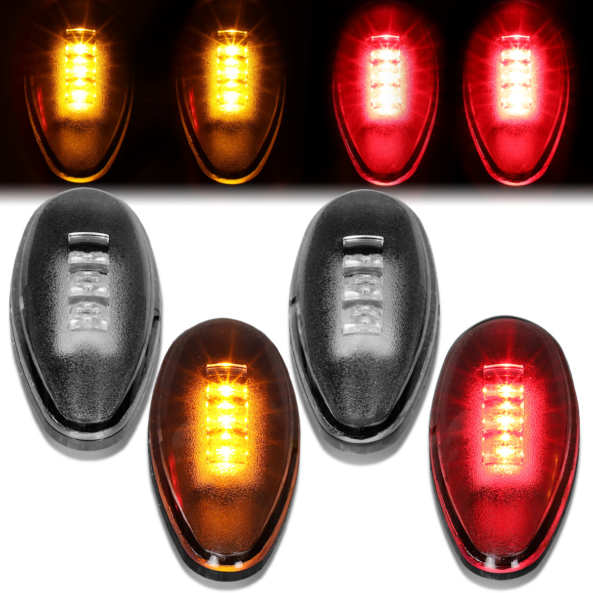 DNA Motoring, 01-14 Chevy Silverado GMC Sierra 2500HD 3500HD Dually Fender LED Side Marker Lights