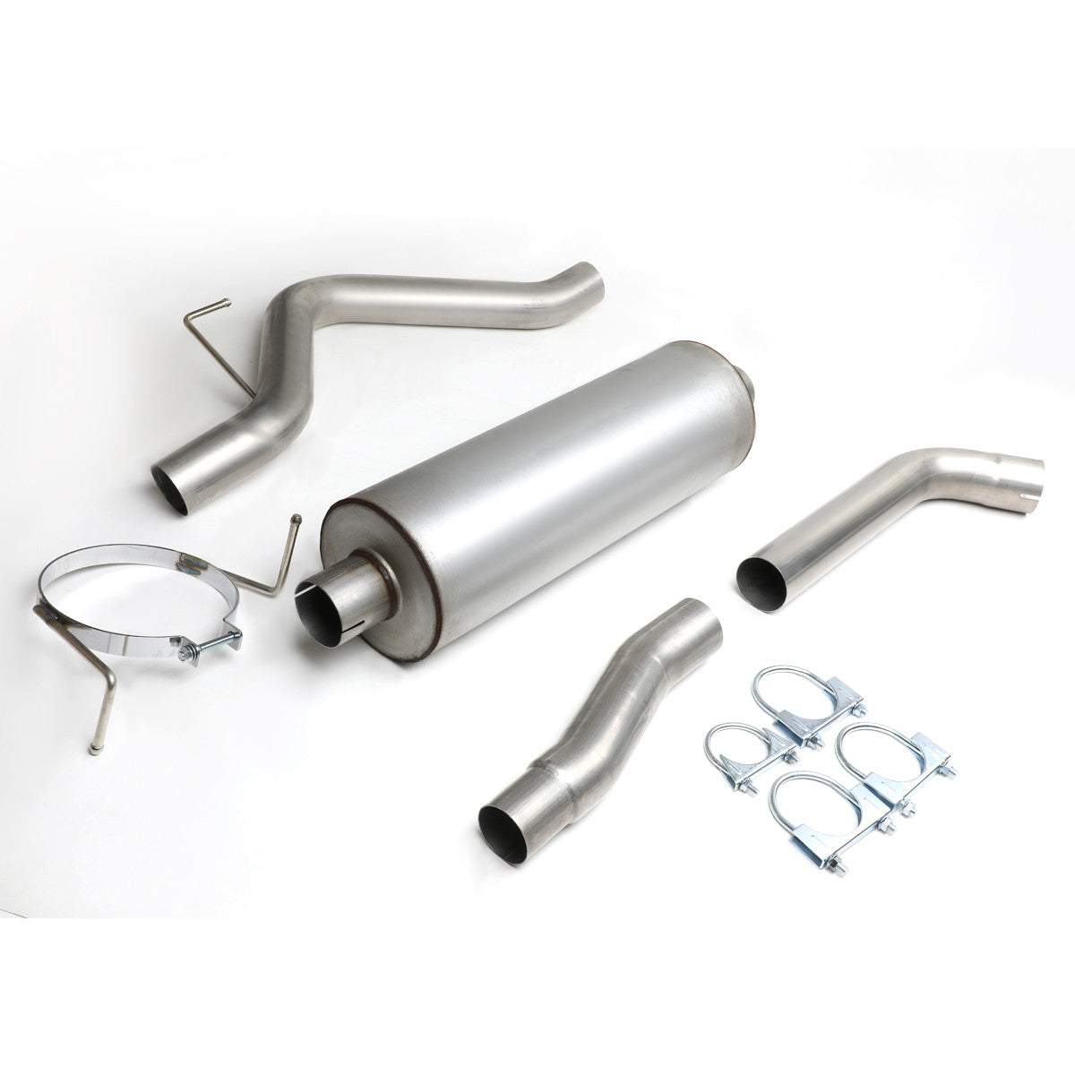 J2 Engineering, 02-05 Dodge Ram 1500 3.7L 4.7L 5.9L Standard/Quad Cab 3 in. OD Catback Exhaust System