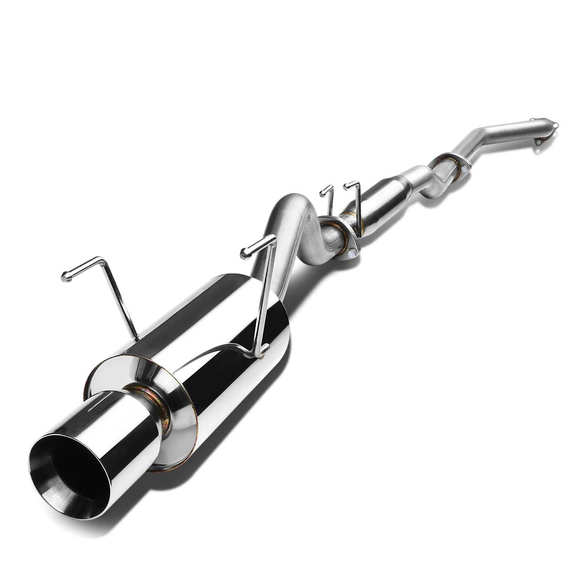 J2 Engineering, 02-06 Acura RSX DC5 Type-R Catback Exhaust w/4 in. OD Double Walled Muffler Tip