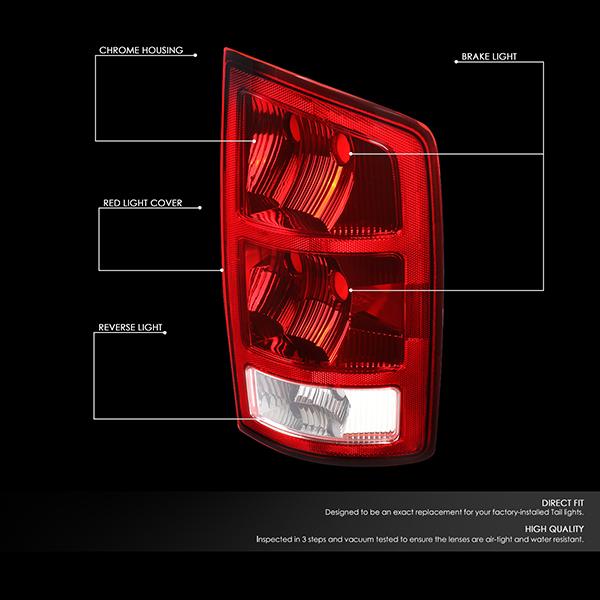 Nuvision Lighting, 02-06 Dodge Ram 1500 2500 3500 Pickup Rear Brake Tail Lights - Factory Style