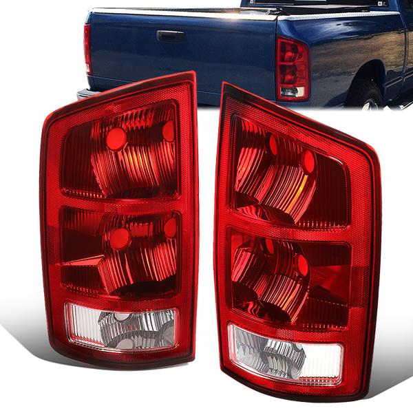 Nuvision Lighting, 02-06 Dodge Ram 1500 2500 3500 Pickup Rear Brake Tail Lights - Factory Style