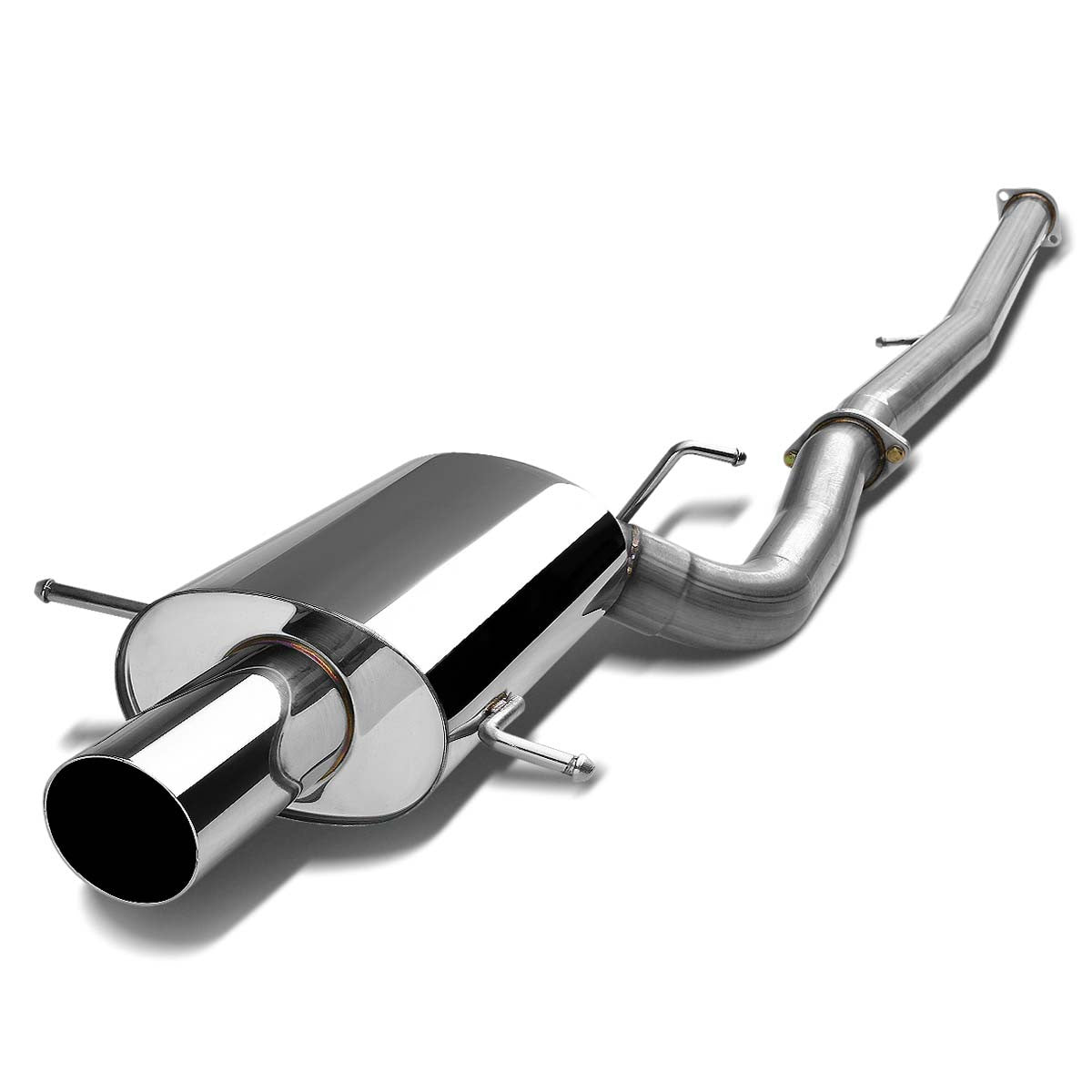 J2 Engineering, 02-07 Subaru Impreza WRX 2.0L 2.5L Turbo Catback Exhaust w/3.5 in. OD Muffler Tip