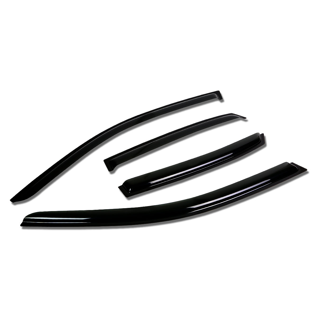 CAAP, 02-08 Audi A4 RS4 S4 Tape-On Wind Deflectors Window Visors