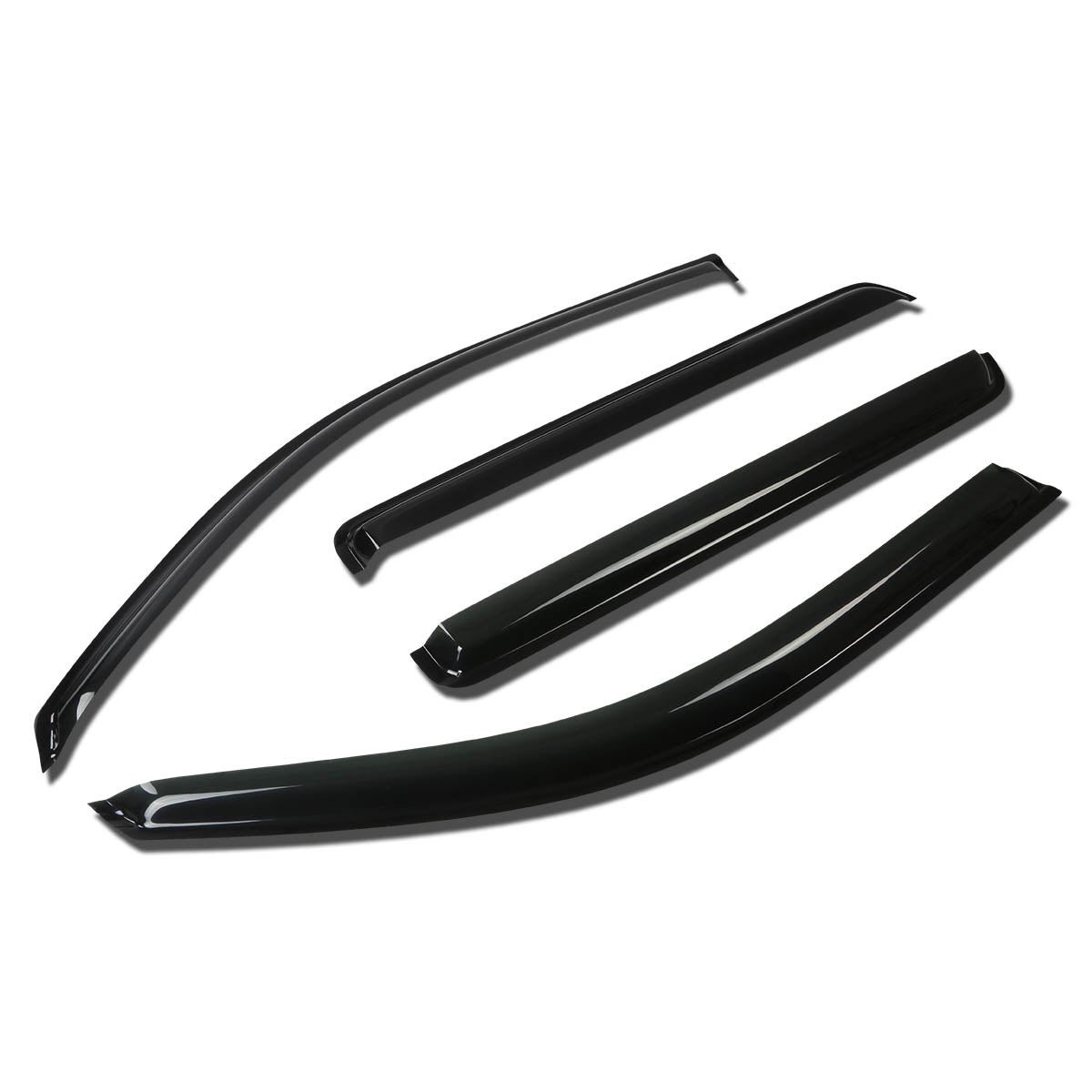 CAAP, 02-08 GMC Envoy ChevyTrailblazer Tape-On Wind Deflectors Window Visors