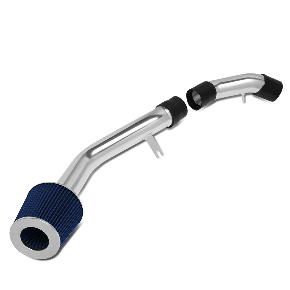 J2 Engineering, 03-08 Hyundai Tiburon 2.0L L4 Aluminum Cold Air Intake w/Blue Cone Filter