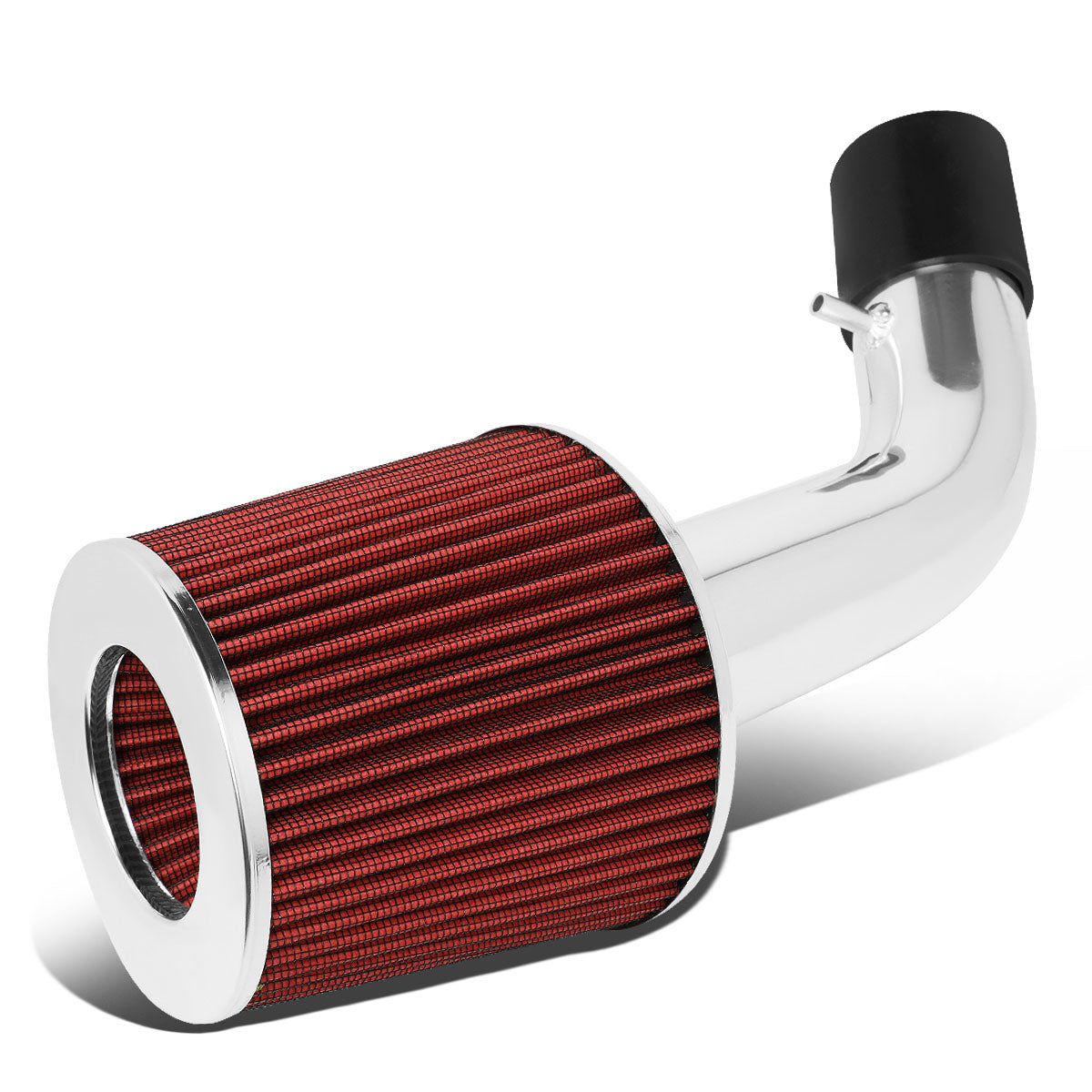 J2 Engineering, 03-08 Hyundai Tiburon 2.0L L4 Aluminum Short Ram Air Intake w/Red Cone Filter