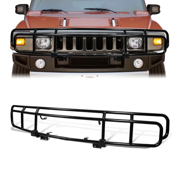 CAAP, 03-09 Hummer H2 Factory Style Brush Grille Guard - Steel - Black