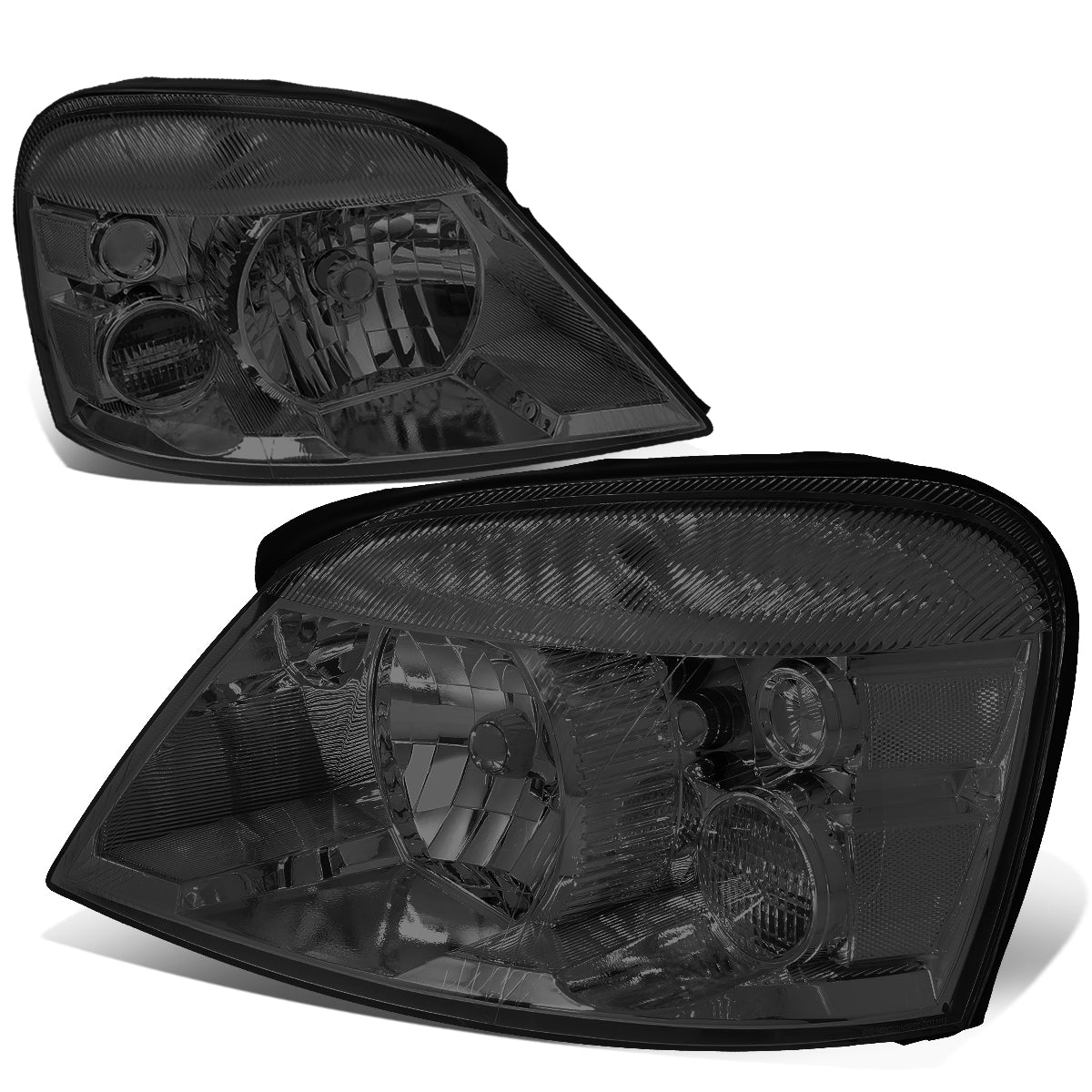 DNA Motoring, 04-07 Ford Freestar Mercury Monterey Headlights - Smoked Housing Clear Corner