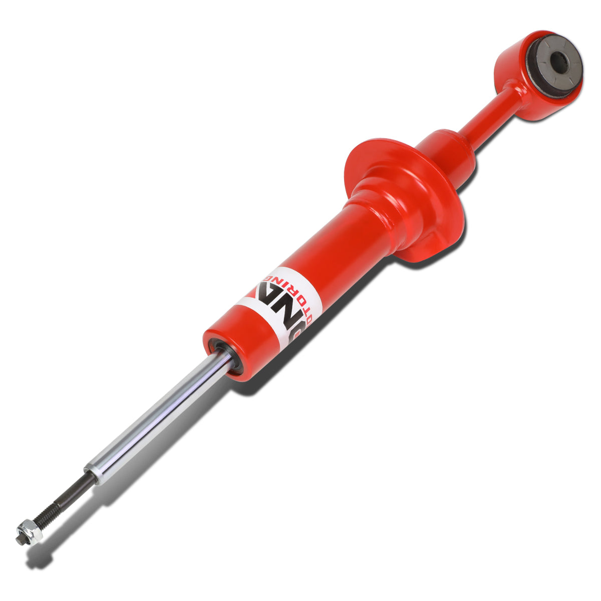 DNA Motoring, 04-08 Ford F150 06-08 Lincoln Mark LT Front Gas Shock Absorber - Red - Stainless Steel