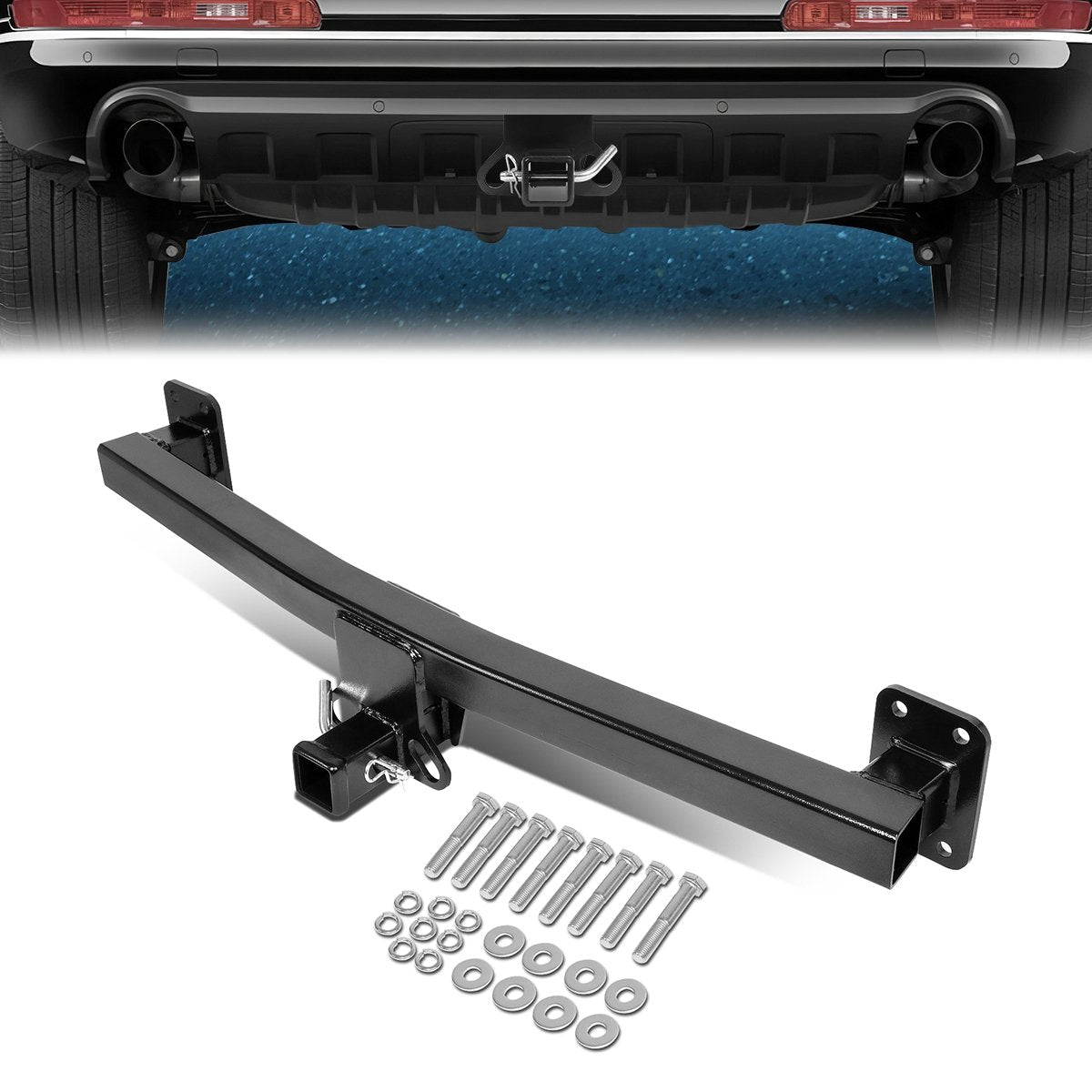 CAAP, 04-10 Porsche Cayenne 07-15 Audi Q7 Class-3 2" Tow Hitch Receiver w/Hitch Pin