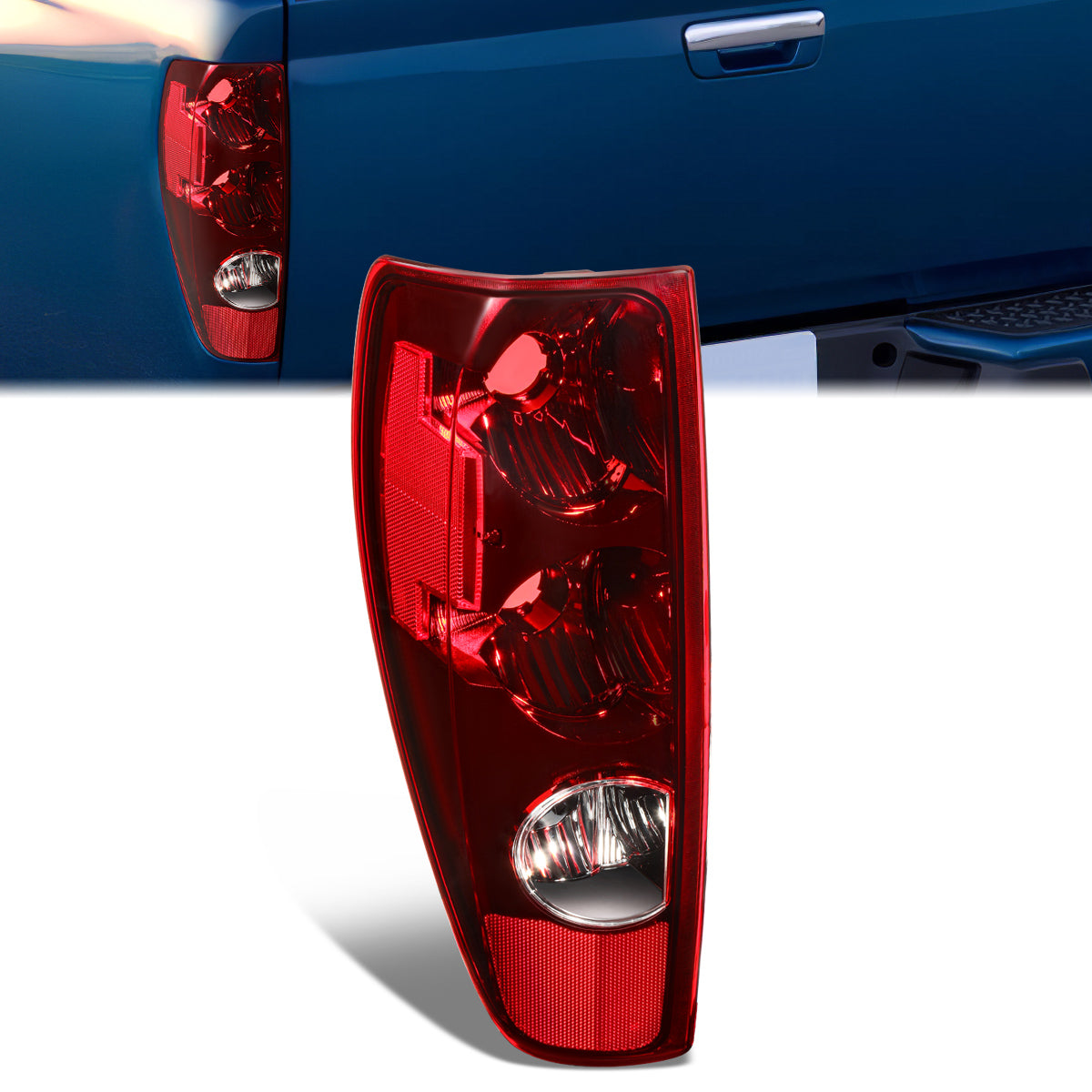 DNA Motoring, 04-12 Chevrolet Colorado GMC Canyon Factory Style Tail Light - Left Driver Side