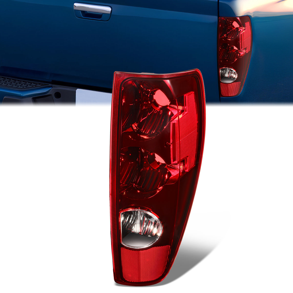 DNA Motoring, 04-12 Chevrolet Colorado GMC Canyon Factory Style Tail Light - Right Passenger Side