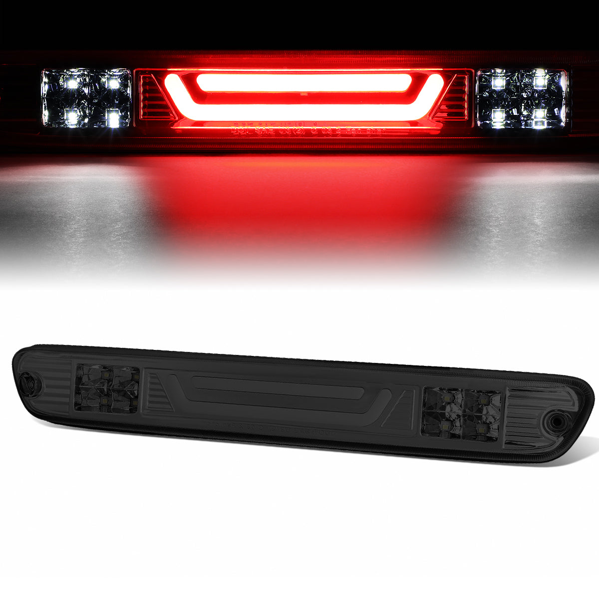 Nuvision Lighting, 04-12 Chevy Colorado GMC Canyon LED Bar 3rd Brake Light+Cargo Lamp - Smoked Lens