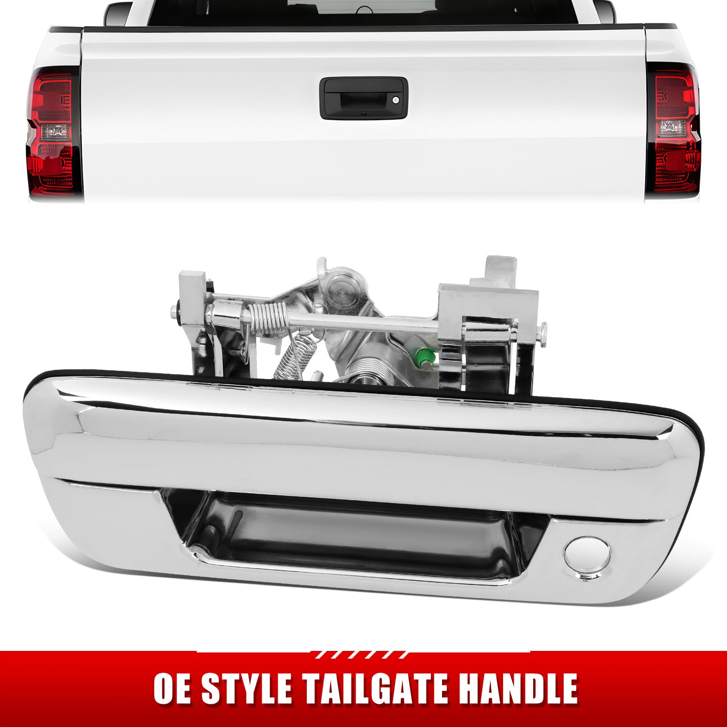 CAAP, 04-12 Chevy Colorado GMC Canyon Rear Tailgate Handle - Chrome