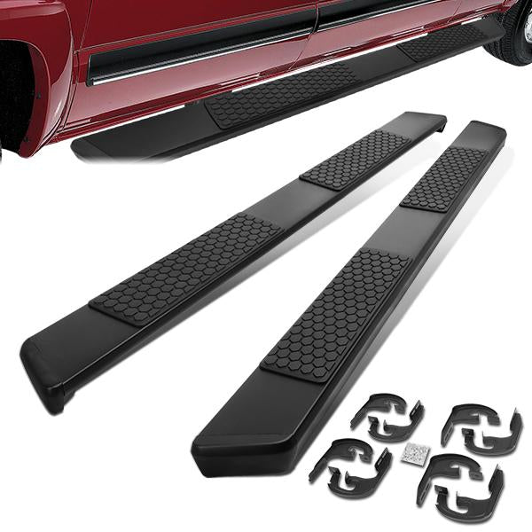 CAAP, 04-14 Ford F150 Crew Cab 5" Wide Flat Side Step Bar Running Board - Black