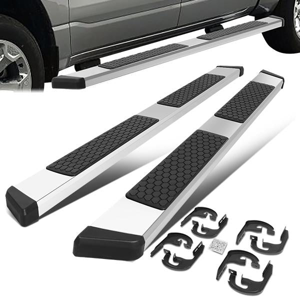 CAAP, 04-14 Ford F150 Crew Cab 5" Wide Flat Side Step Bar Running Board - Stainless Steel