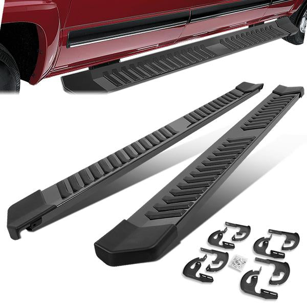 CAAP, 04-14 Ford F150 Crew Cab 6.25" Wide Flat Side Step Bar Running Board - Aluminum