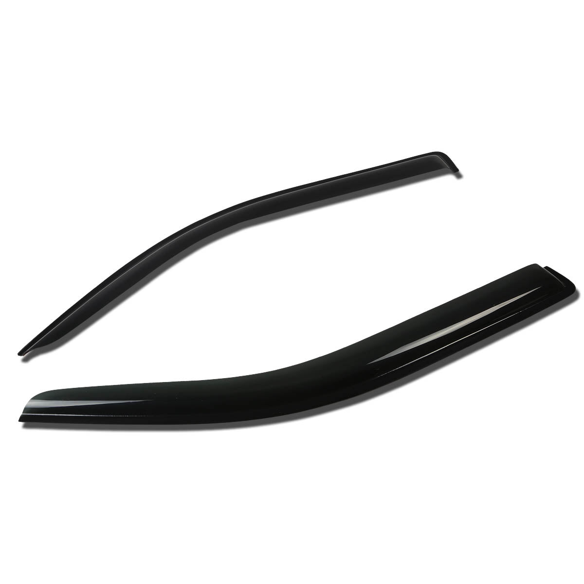 CAAP, 04-14 Ford F150 Extended Cab Front Tape-On Wind Deflectors Window Visors