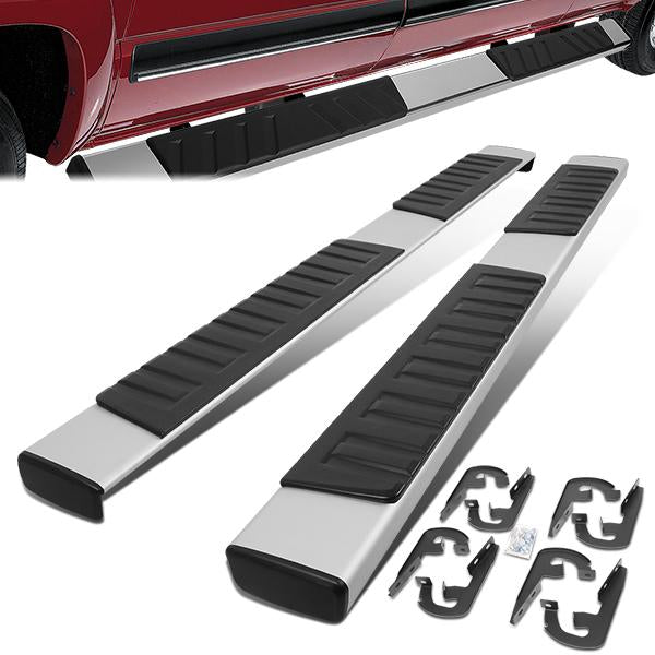 CAAP, 04-14 Ford F150 SuperCab 6" Wide Flat Side Step Bar Running Board - Aluminum