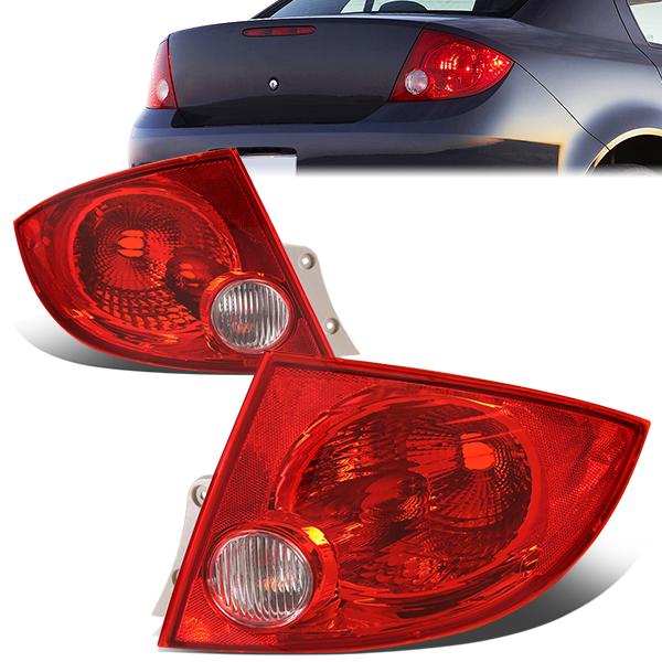 Nuvision Lighting, 05-10 Chevy Cobalt Sedan Factory Style Rear Brake/Reverse Tail Lights - Red Lens