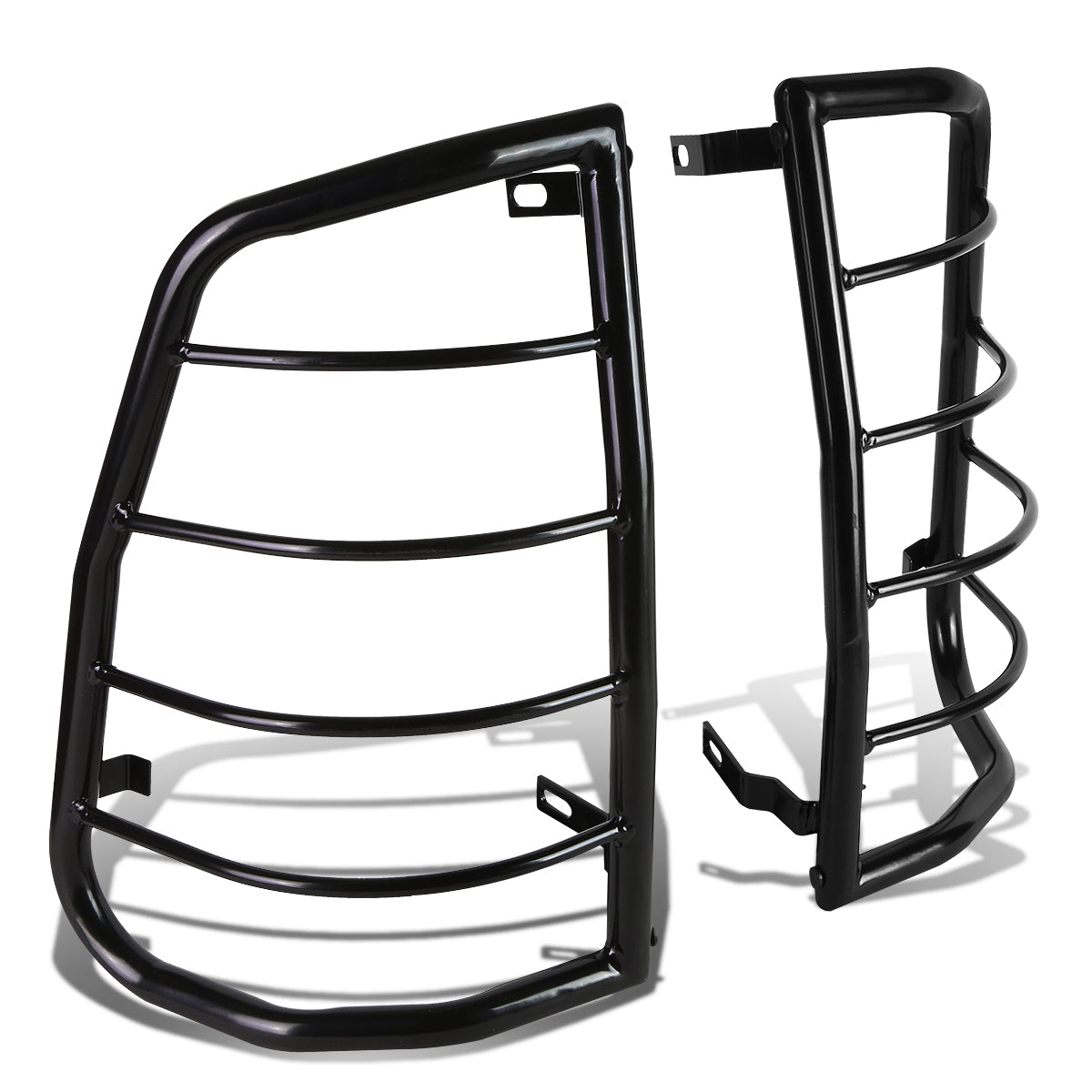 Nuvision Lighting, 05-15 Toyota Tacoma Bolt-On Tail Light Guards - Stainless Steel