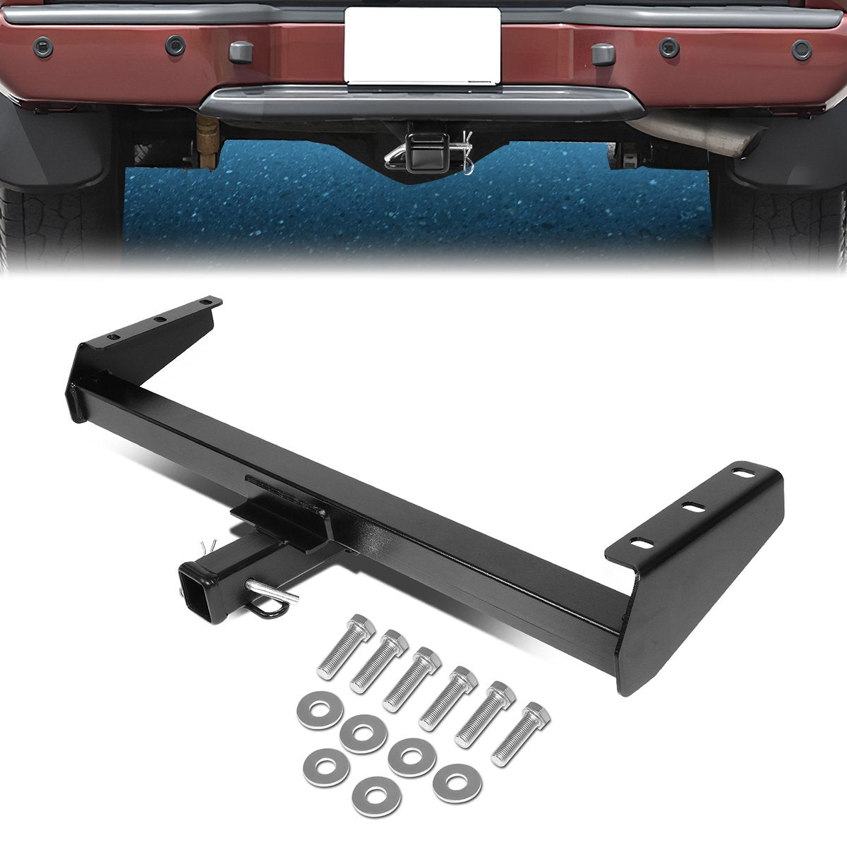 CAAP, 05-20 Nissan Frontier 09-12 Equator Class-3 2" Tow Hitch Receiver w/Hitch Pin