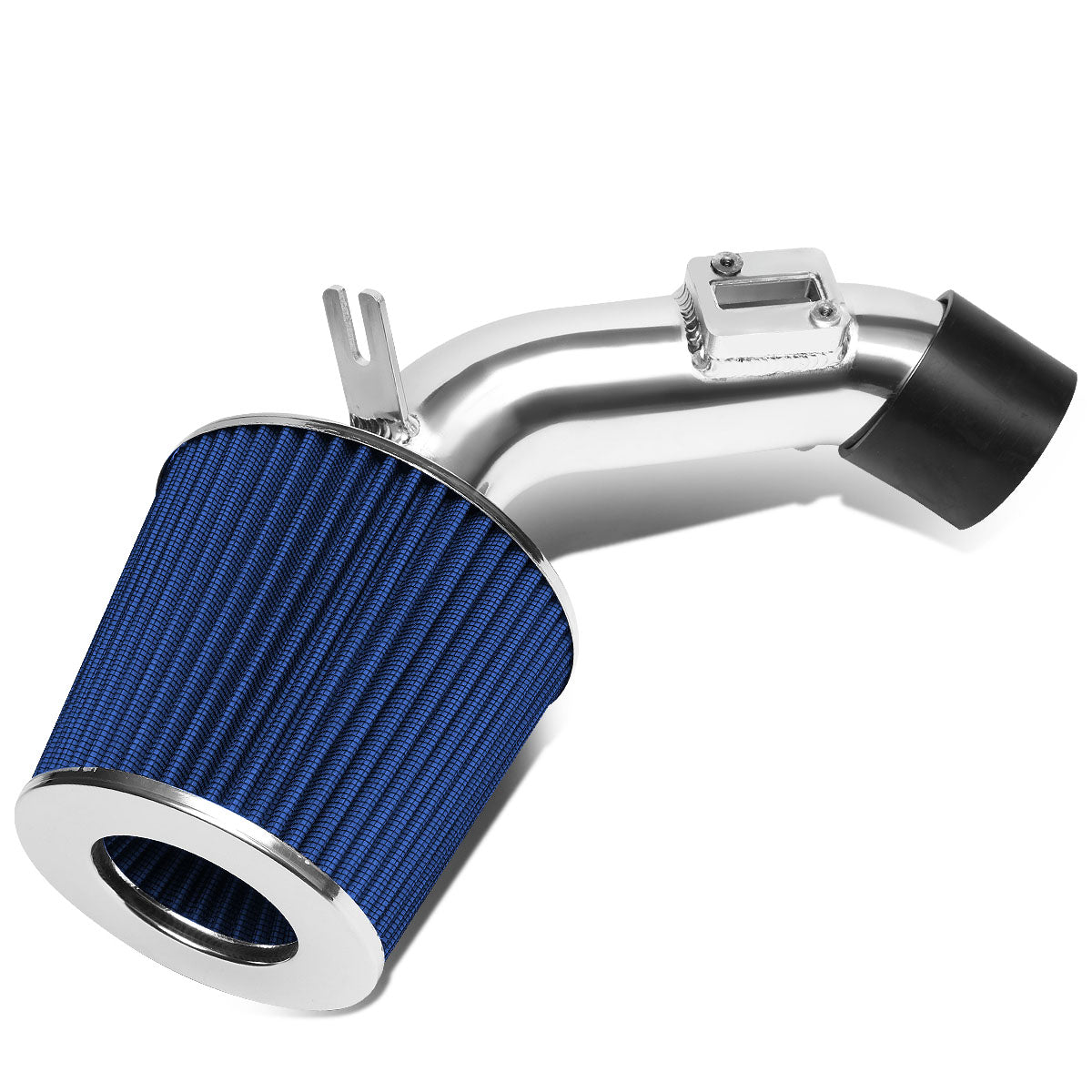 J2 Engineering, 06-11 Honda Civic DX LX Aluminum Short Ram Air Intake w/Blue Cone Filter