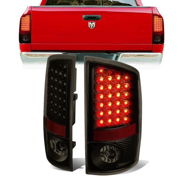 Nuvision Lighting, 07-09 Dodge Ram 1500 2500 3500 LED Rear Brake Tail Lights - Tinted