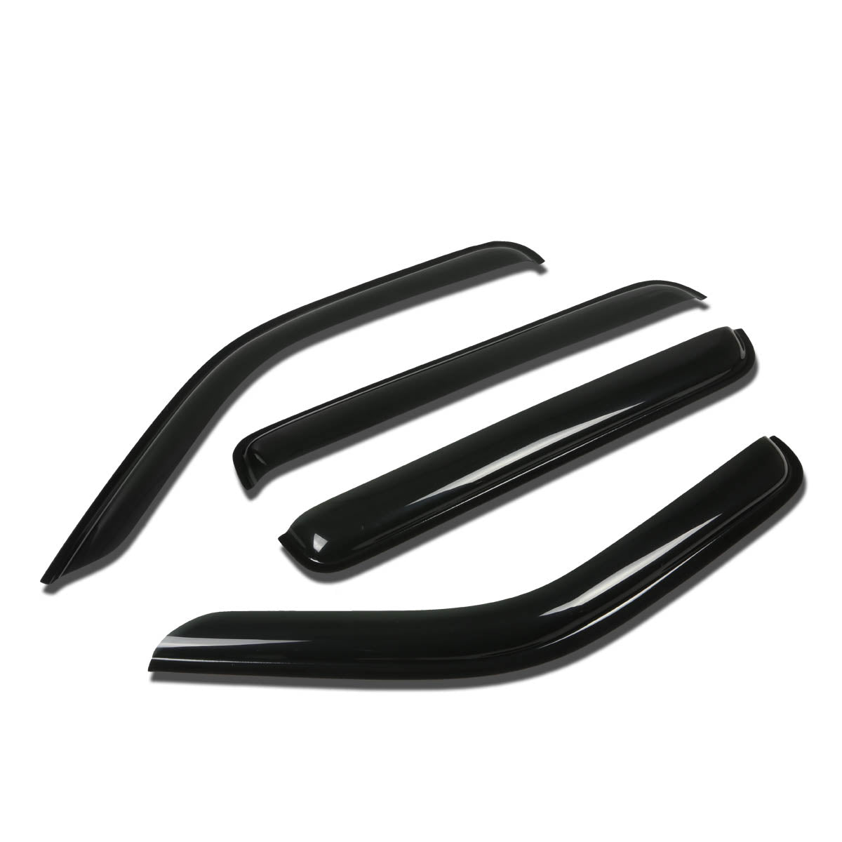 CAAP, 07-11 Dodge Nitro Tape-On Wind Deflectors Window Visors