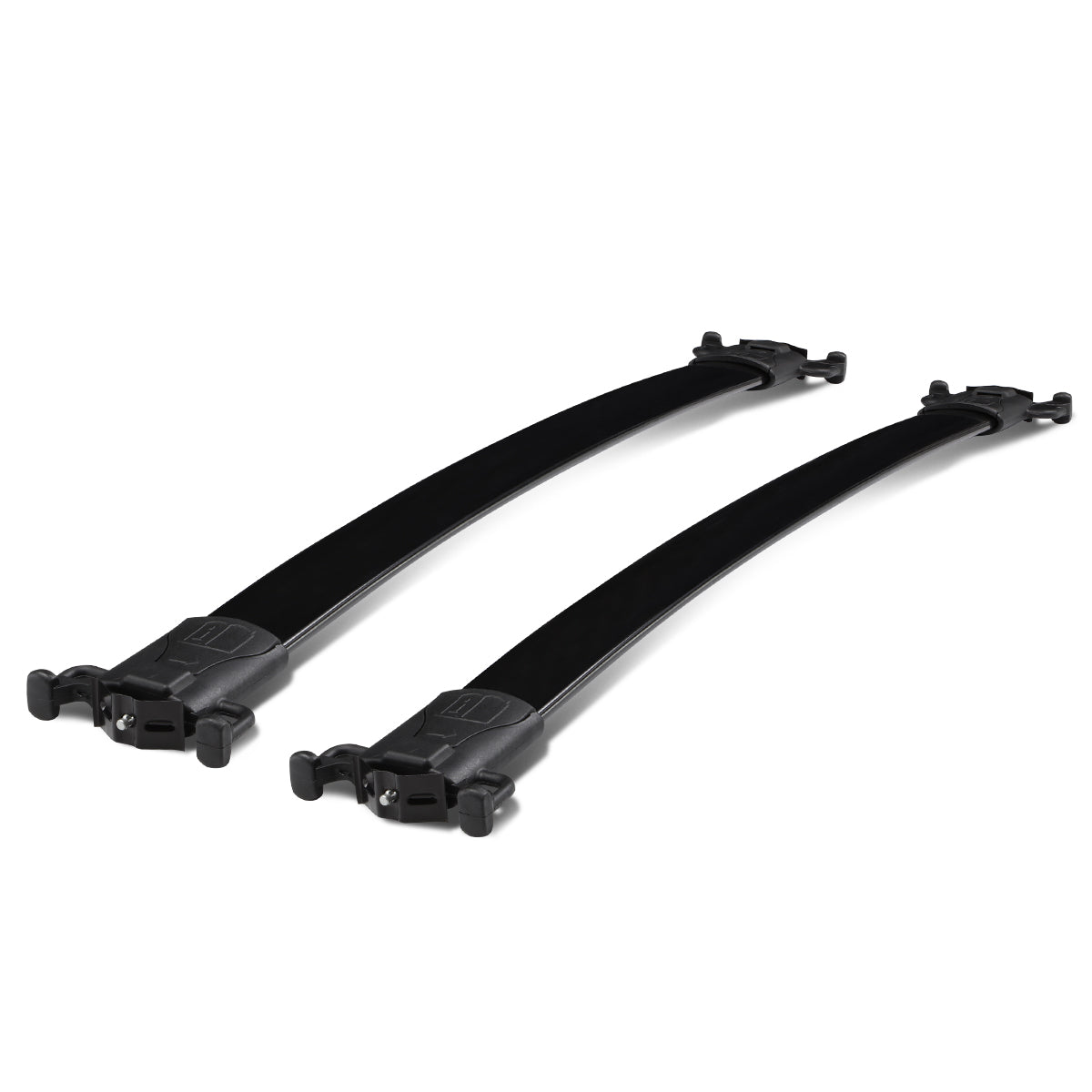 DNA Motoring, 10-17 Chevy Equinox GMC Terrain Factory Style Roof Rack Cross Bars - Aluminum