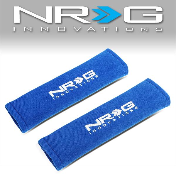 NRG Innovations, 2.5 in. Wide x 11 in. Long Harness/Seat Belt Pads - SBP-27BL