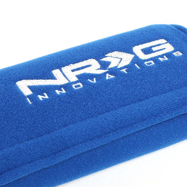 NRG Innovations, 3.5 in. Wide x 17 in. Long Harness/Seat Belt Pads - SBP-35BL