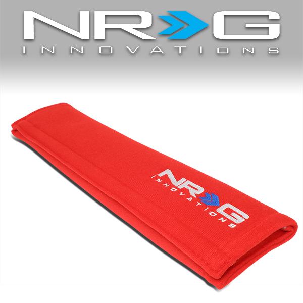 NRG Innovations, 3.5 in. Wide x 17 in. Long Harness/Seat Belt Pads - SBP-35RD