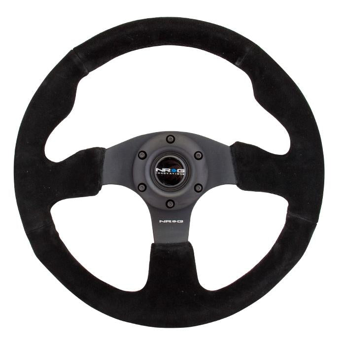 NRG Innovations, 320mm Suede Grip Steering Wheel - RST-012S