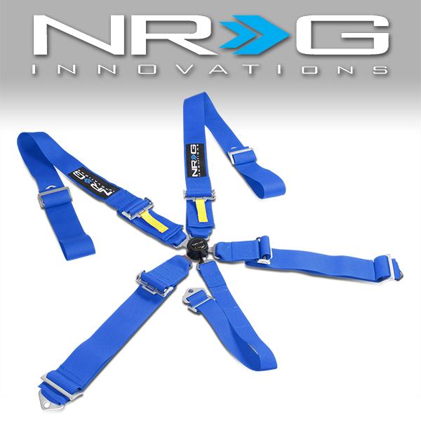 NRG Innovations, 5 Point Cam Lock Racing Seat Belt Harness - SBH-RS5PCBL