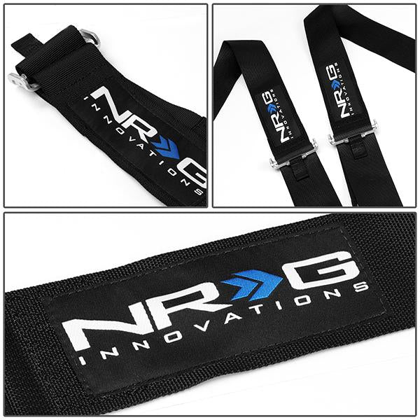 NRG Innovations, 5 Point Latch & Link Racing Seat Belt Harness - SBH-5PCBK