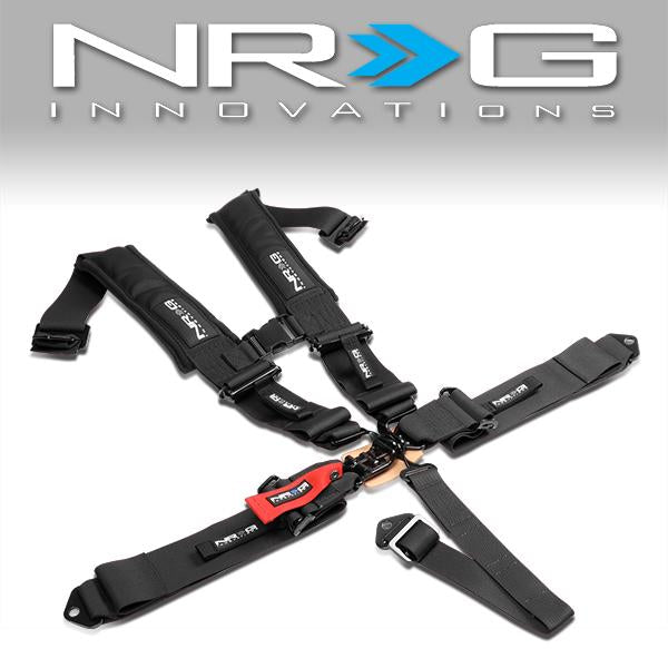 NRG Innovations, 5 Point Latch & Link Racing Seat Belt Harness - SBH-5PCBK-620