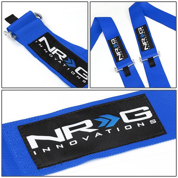 NRG Innovations, 5 Point Latch & Link Racing Seat Belt Harness - SBH-5PCBL