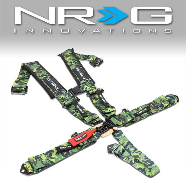 NRG Innovations, 5 Point Latch & Link Racing Seat Belt Harness - SBH-5PCCAMO-620