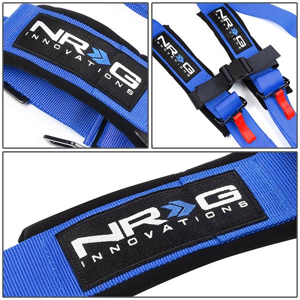 NRG Innovations, 5 Point Latch & Link Racing Seat Belt Harness - SBH-R5PCBL