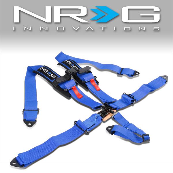 NRG Innovations, 5 Point Latch & Link Racing Seat Belt Harness - SBH-R5PCBL