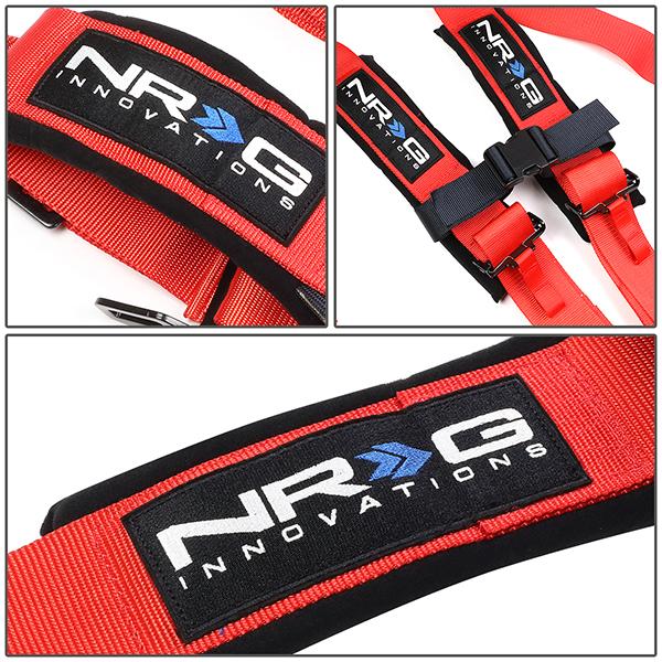 NRG Innovations, 5 Point Latch & Link Racing Seat Belt Harness - SBH-R5PCRD