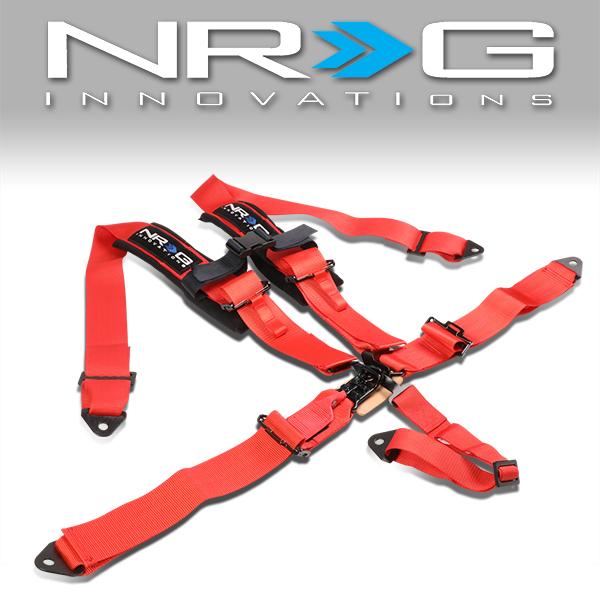 NRG Innovations, 5 Point Latch & Link Racing Seat Belt Harness - SBH-R5PCRD